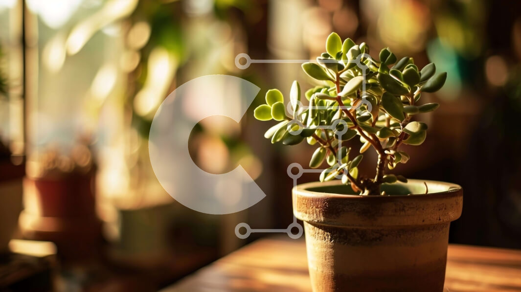 Intra Συλλεκτικό Ξύλινο Παζλ Plywood  4mm - Υγιές φυτό εσωτερικού χώρου από παράθυρο με μολύβια Σε Ξύλινο Κουτί - Διαστάσεις Puzzle: 10x10 cm – 25 κομμάτια