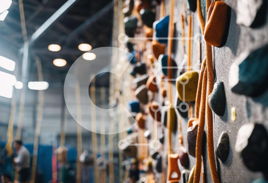 Intra Συλλεκτικό Ξύλινο Παζλ Plywood  4mm - Τοίχος αναρρίχησης εσωτερικού χώρου με πολλαπλά σχοινιά Σε Ξύλινο Κουτί - Διαστάσεις Puzzle: 10x10 cm – 25 κομμάτια