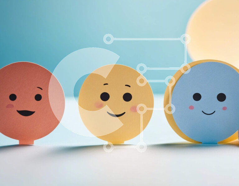 Intra Συλλεκτικό Ξύλινο Παζλ Plywood  4mm - Πολύχρωμα χάρτινα μπαλόνια με χαμογελαστά πρόσωπα για διακοσμήσεις Σε Ξύλινο Κουτί - Διαστάσεις Puzzle: 10x10 cm – 25 κομμάτια