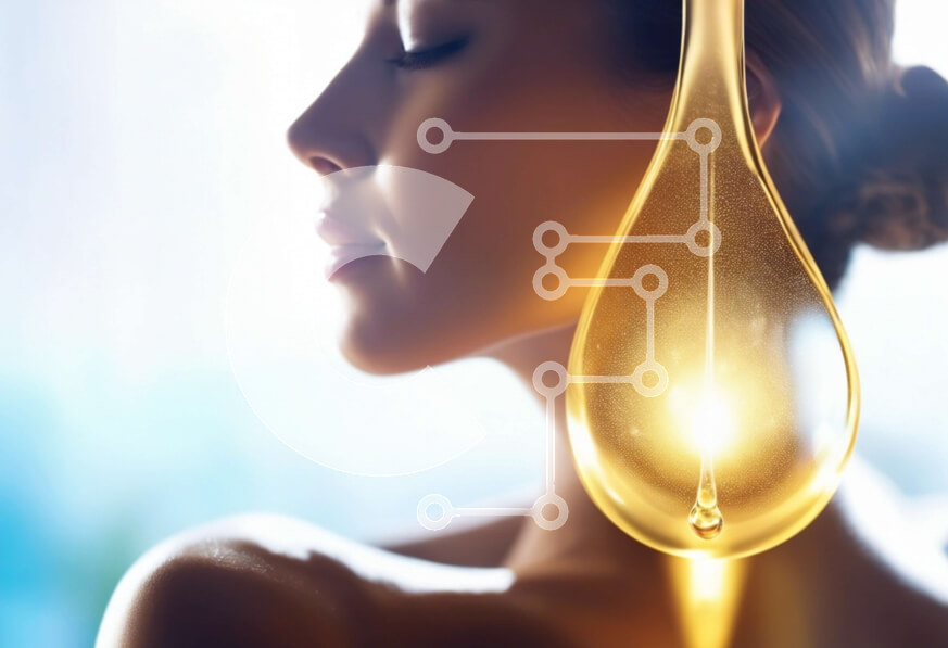 Intra Συλλεκτικό Ξύλινο Παζλ Plywood  4mm - Γυναίκα με σταγονίδια στα μαλλιά γεμάτα λάδι Σε Ξύλινο Κουτί - Διαστάσεις Puzzle: 10x10 cm – 25 κομμάτια