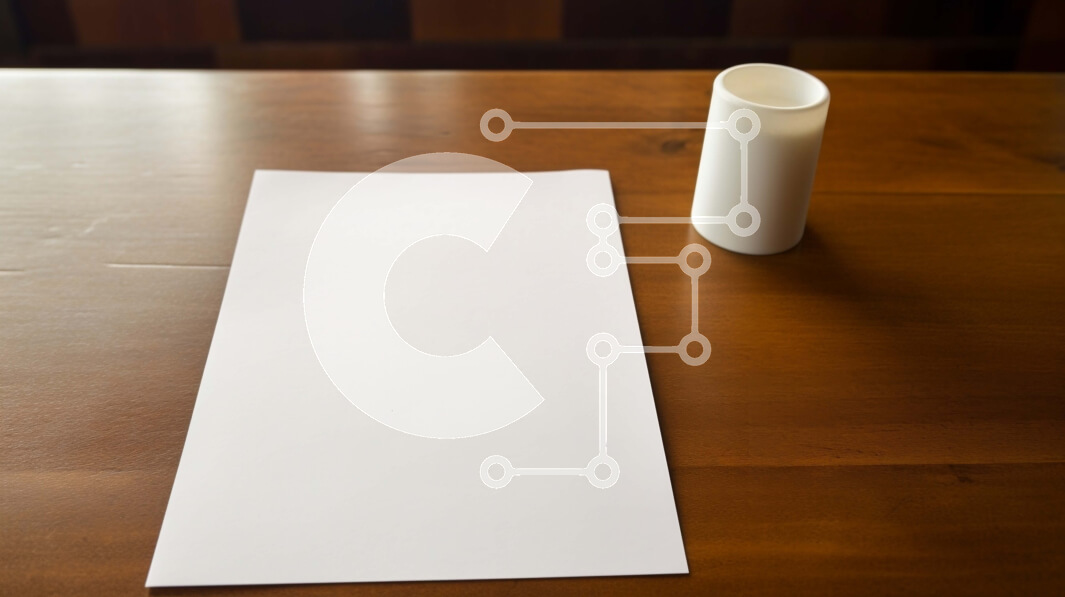 Intra Συλλεκτικό Ξύλινο Παζλ Plywood  4mm - Λευκό φύλλο χαρτιού σε ξύλινο τραπέζι με καρέκλες Σε Ξύλινο Κουτί - Διαστάσεις Puzzle: 10x10 cm – 25 κομμάτια