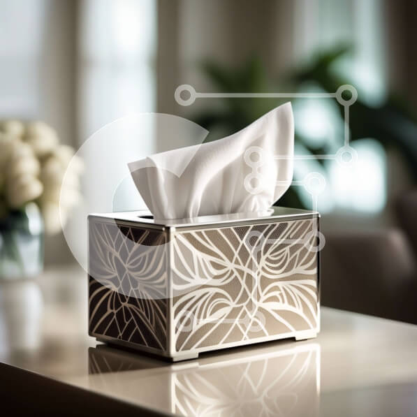 Intra Συλλεκτικό Ξύλινο Παζλ Plywood  4mm - Κομψό διακοσμητικό χαρτομάντηλο σε ένα άνετο σαλόνι Σε Ξύλινο Κουτί - Διαστάσεις Puzzle: 10x10 cm – 25 κομμάτια