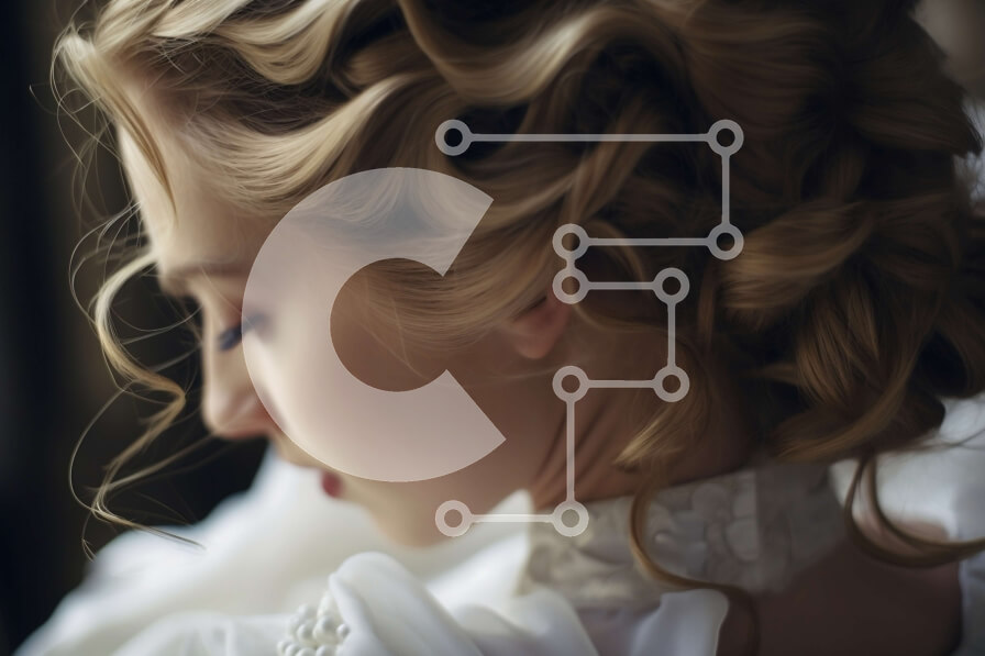 Intra Συλλεκτικό Ξύλινο Παζλ Plywood  4mm - Εκπληκτική εικόνα μιας γυναίκας με λευκό φόρεμα που κοιτάζει έξω από ένα παράθυρο Σε Ξύλινο Κουτί - Διαστάσεις Puzzle: 10x10 cm – 25 κομμάτια