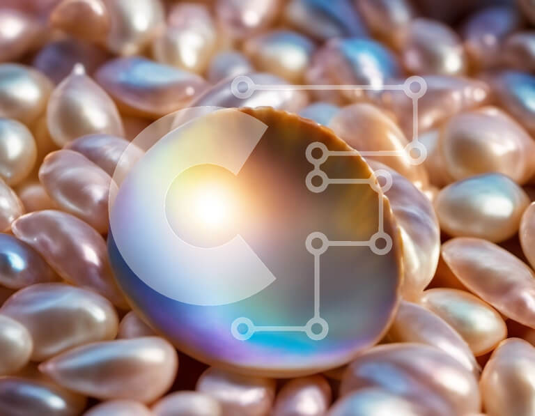 Intra Συλλεκτικό Ξύλινο Παζλ Plywood  4mm - Λαμπερός πολύτιμος λίθος από μαργαριτάρι με ιριδίζοντα χρώματα Σε Ξύλινο Κουτί - Διαστάσεις Puzzle: 10x10 cm – 25 κομμάτια