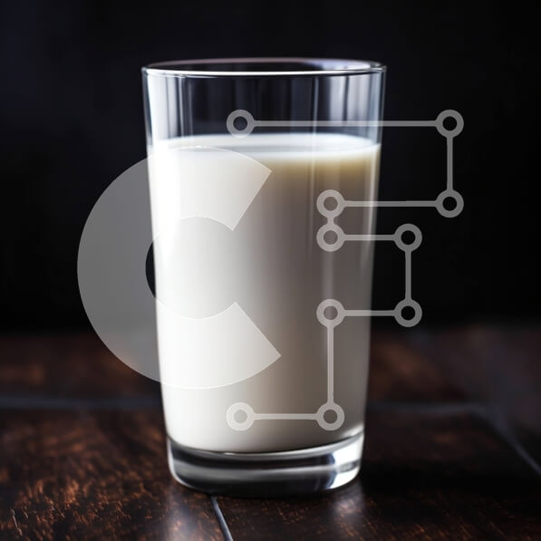 Σετ των 2 Intra Συλλεκτικό Ξύλινο Παζλ Plywood  4mm - Ποτήρι γάλα σε ξύλινο τραπέζι Σε Ξύλινο Κουτί - Διαστάσεις: 10x10 cm – 25 κομμάτια