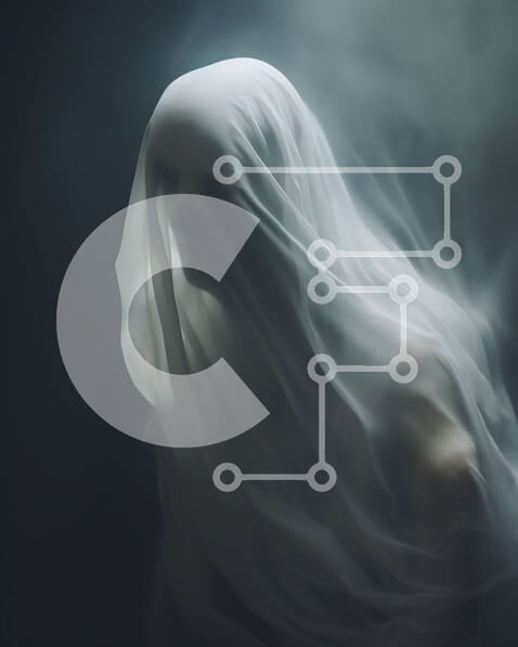 Intra Συλλεκτικό Ξύλινο Παζλ Plywood  4mm - Φανταστική φιγούρα σε λευκό κάλυμμα με καπνό Σε Ξύλινο Κουτί - Διαστάσεις Puzzle: 10x10 cm – 25 κομμάτια