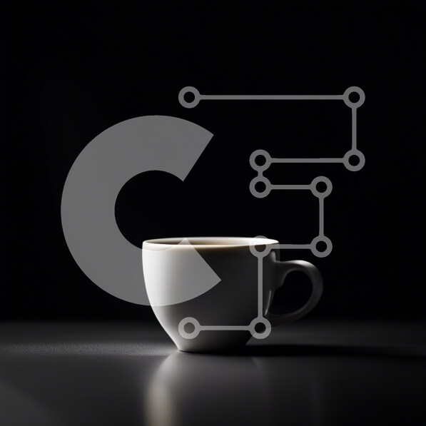 Intra Συλλεκτικό Ξύλινο Παζλ Plywood  4mm - Μινιμαλιστικό λευκό φλιτζάνι καφέ σε σκοτεινή επιφάνεια Σε Ξύλινο Κουτί - Διαστάσεις Puzzle: 10x10 cm – 25 κομμάτια