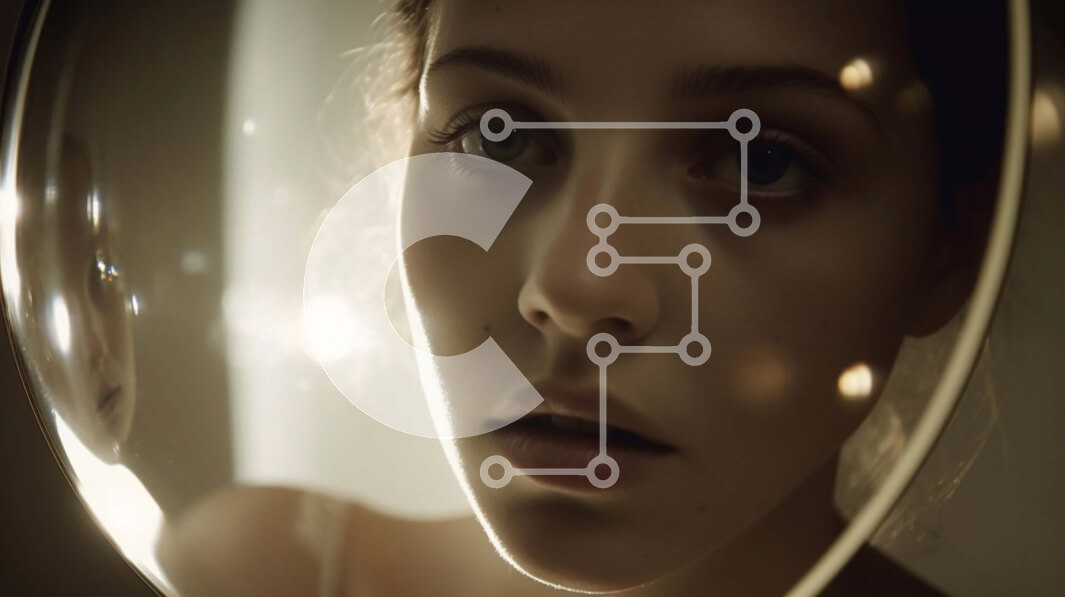 Intra Συλλεκτικό Ξύλινο Παζλ Plywood  4mm - Πορτρέτο μιας σοβαρής νεαρής γυναίκας με μακριά σγουρά μαλλιά Σε Ξύλινο Κουτί - Διαστάσεις Puzzle: 10x10 cm – 25 κομμάτια