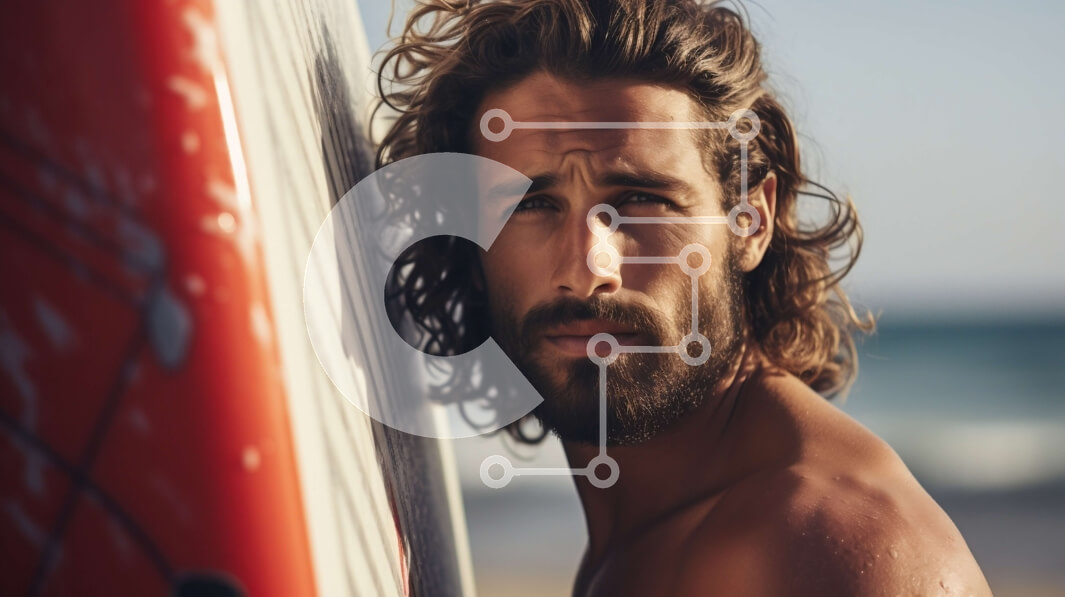 Intra Συλλεκτικό Ξύλινο Παζλ Plywood  4mm - Εκπληκτική εικόνα ενός σέρφερ που απολαμβάνει τα κύματα του ωκεανού Σε Ξύλινο Κουτί - Διαστάσεις Puzzle: 10x10 cm – 25 κομμάτια