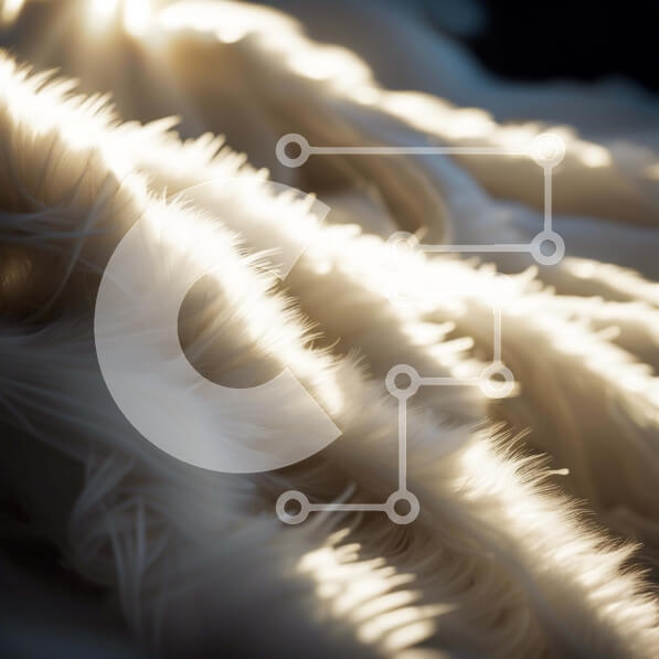 Intra Συλλεκτικό Ξύλινο Παζλ Plywood  4mm - Όμορφη κοντινή φωτογραφία ενός λευκού φτερού με το φως του ήλιου Σε Ξύλινο Κουτί - Διαστάσεις: 10x10 cm – 25 κομμάτια