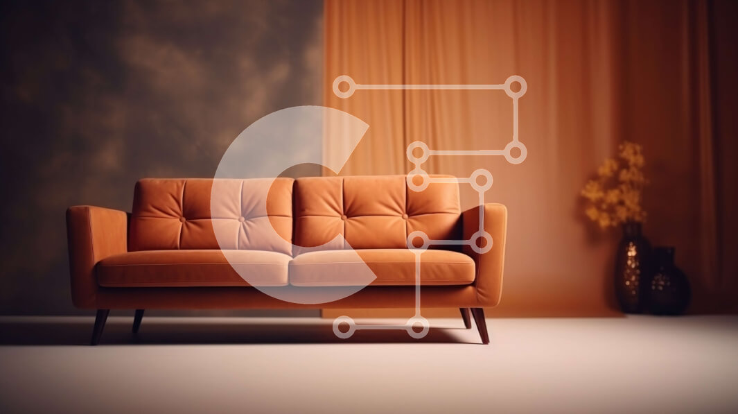 Intra Συλλεκτικό Ξύλινο Παζλ Plywood  4mm - Καφέ δερμάτινος καναπές σε μπεζ δωμάτιο με ξύλινο πάτωμα Σε Ξύλινο Κουτί - Διαστάσεις Puzzle: 10x10 cm – 25 κομμάτια