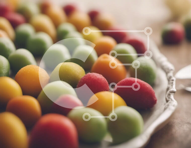 Σετ των 2 Intra Συλλεκτικό Ξύλινο Παζλ Plywood  4mm - Πιατέλα φρούτων με πιρούνι και κουτάλια Σε Ξύλινο Κουτί - Διαστάσεις: 10x10 cm – 25 κομμάτια