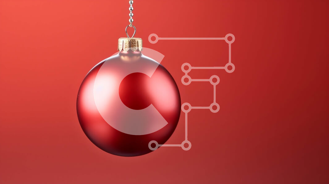 Intra Συλλεκτικό Ξύλινο Παζλ Plywood  4mm - Κρεμαστό στολίδι διακοπών σε κόκκινο φόντο Σε Ξύλινο Κουτί - Διαστάσεις: 10x10 cm – 25 κομμάτια