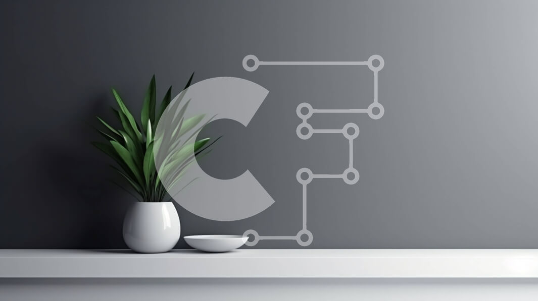 Intra Συλλεκτικό Ξύλινο Παζλ Plywood  4mm - Λευκό βάζο με φυτό σε γλάστρα στο ράφι Σε Ξύλινο Κουτί - Διαστάσεις Puzzle: 10x10 cm – 25 κομμάτια