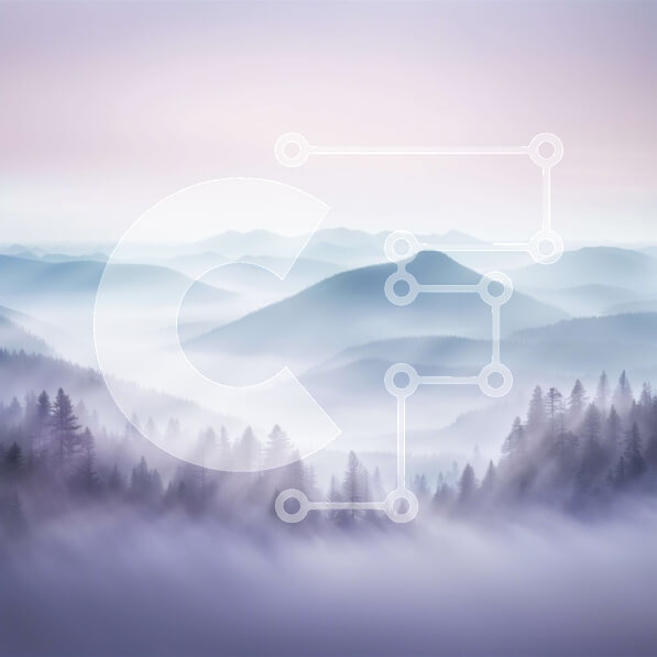 Intra Συλλεκτικό Ξύλινο Παζλ Plywood  4mm - Συναρπαστική θέα της οροσειράς με την ομιχλώδη κοιλάδα Σε Ξύλινο Κουτί - Διαστάσεις: 10x10 cm – 25 κομμάτια