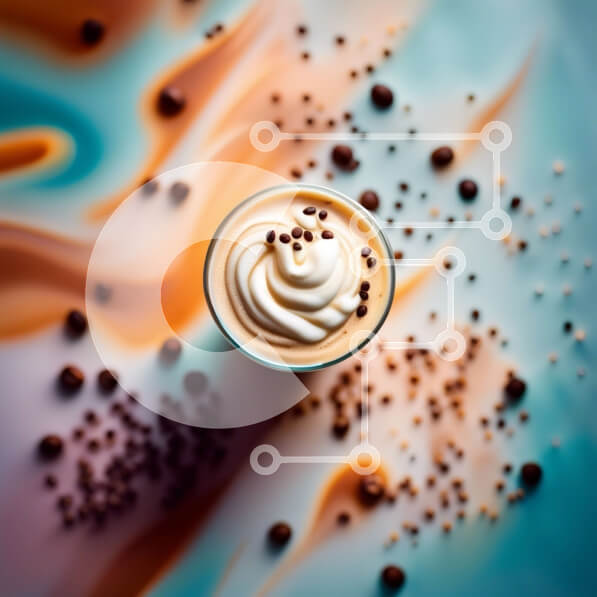 Σετ των 2 Intra Συλλεκτικό Ξύλινο Παζλ Plywood  4mm - Νόστιμο φλιτζάνι καφέ με σαντιγί Σε Ξύλινο Κουτί - Διαστάσεις: 10x10 cm – 25 κομμάτια