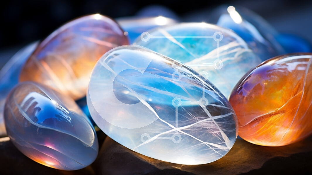 Intra Συλλεκτικό Ξύλινο Παζλ Plywood  4mm - Πολύχρωμο γυάλινο βότσαλο κύκλο σε ξύλινη επιφάνεια Σε Ξύλινο Κουτί - Διαστάσεις Puzzle: 10x10 cm – 25 κομμάτια