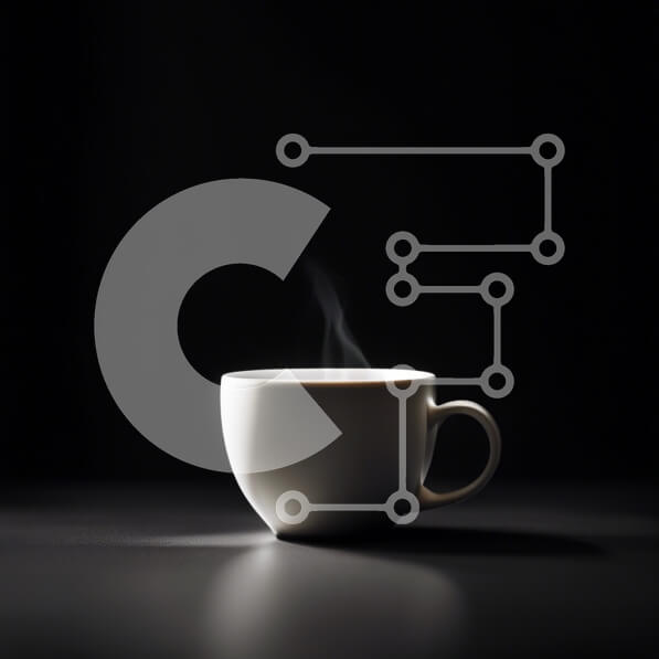 Σετ των 2 Intra Συλλεκτικό Ξύλινο Παζλ Plywood  4mm - Όμορφη εικόνα ενός λευκού φλιτζάνι καφέ με ατμό Σε Ξύλινο Κουτί - Διαστάσεις: 10x10 cm – 25 κομμάτια