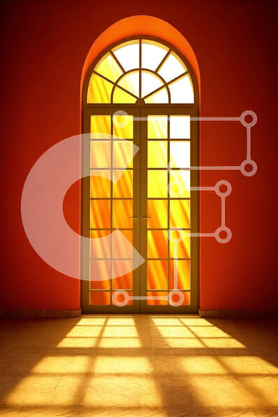 Intra Συλλεκτικό Ξύλινο Παζλ Plywood  4mm - Όμορφη εικόνα του φωτεινού και ηλιόλουστου δωματίου με μεγάλο παράθυρο Σε Ξύλινο Κουτί - Διαστάσεις Puzzle: 10x10 cm – 25 κομμάτια