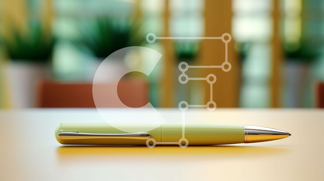 Intra Συλλεκτικό Ξύλινο Παζλ Plywood  4mm - Κίτρινο στυλό σε ξύλινο τραπέζι μπροστά από το παράθυρο με φυτά Σε Ξύλινο Κουτί - Διαστάσεις: 10x10 cm – 25 κομμάτια