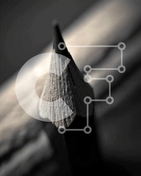 Intra Συλλεκτικό Ξύλινο Παζλ Plywood  4mm - Κοντινή φωτογραφία ενός ξύλινου μολυβιού με ανέπαφη γόμα Σε Ξύλινο Κουτί - Διαστάσεις: 10x10 cm – 25 κομμάτια