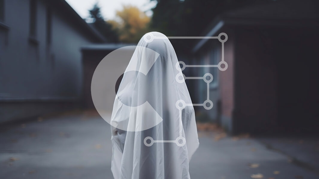 Intra Συλλεκτικό Ξύλινο Παζλ Plywood  4mm - Ghostly Figure σε ένα στενό Σε Ξύλινο Κουτί - Διαστάσεις Puzzle: 10x10 cm – 25 κομμάτια