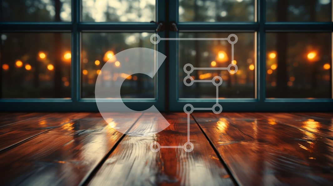 Intra Συλλεκτικό Ξύλινο Παζλ Plywood  4mm - Ζεστό και άνετο ξύλινο πάτωμα και παράθυρο σε ρουστίκ εσωτερικό Σε Ξύλινο Κουτί - Διαστάσεις Puzzle: 10x10 cm – 25 κομμάτια