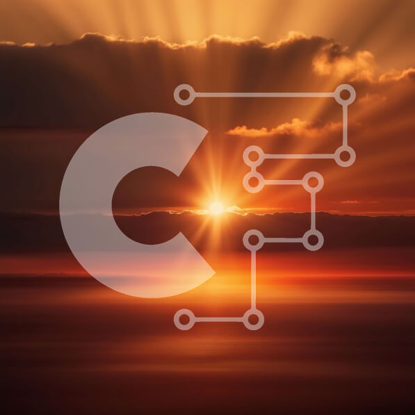 Intra Συλλεκτικό Ξύλινο Παζλ Plywood  4mm - Εκπληκτικό ηλιοβασίλεμα πάνω από τον ωκεανό με όμορφα σύννεφα Σε Ξύλινο Κουτί - Διαστάσεις: 10x10 cm – 25 κομμάτια