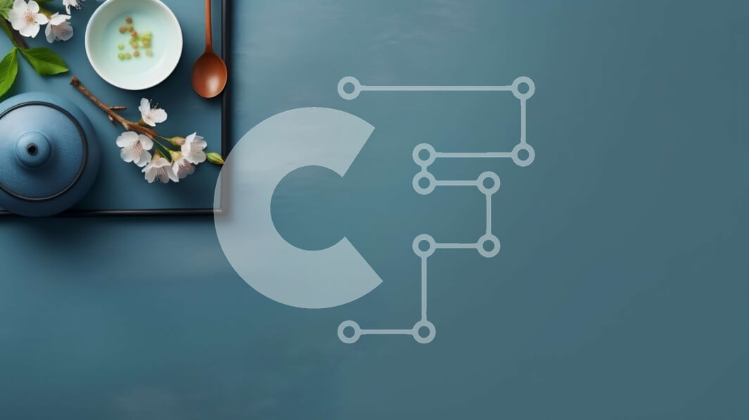 Σετ των 2 Intra Συλλεκτικό Ξύλινο Παζλ Plywood  4mm - Μπλε πιάτο με λευκά λουλούδια και φλιτζάνι τσάι Σε Ξύλινο Κουτί - Διαστάσεις: 10x10 cm – 25 κομμάτια