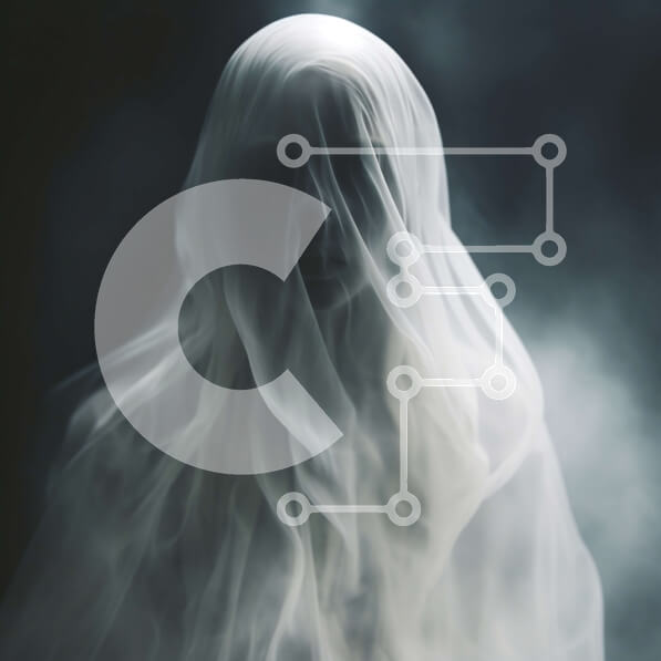 Intra Συλλεκτικό Ξύλινο Παζλ Plywood  4mm - Ghostly Woman in White Covered by Veil Σε Ξύλινο Κουτί - Διαστάσεις Puzzle: 10x10 cm – 25 κομμάτια