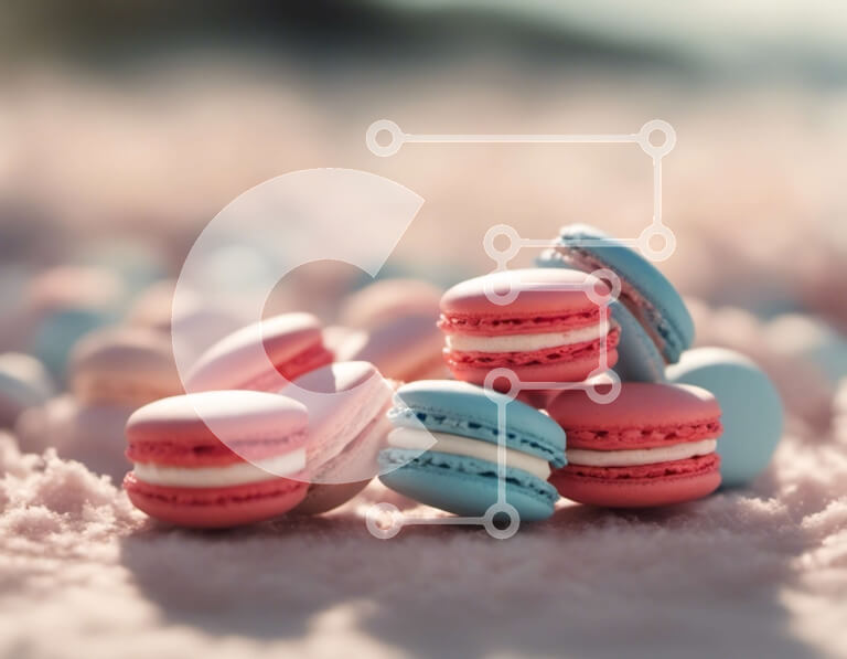 Σετ των 2 Intra Συλλεκτικό Ξύλινο Παζλ Plywood  4mm - Πολύχρωμα αμυγδαλωτά στο χιονισμένο έδαφος Σε Ξύλινο Κουτί - Διαστάσεις: 10x10 cm – 25 κομμάτια