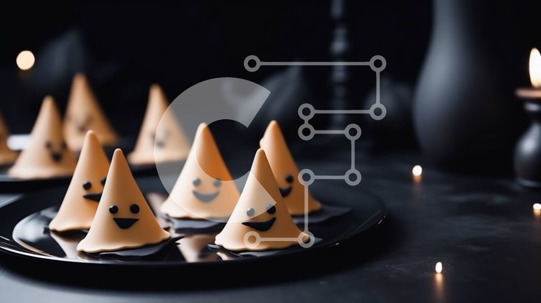 Σετ των 2 Intra Συλλεκτικό Ξύλινο Παζλ Plywood  4mm - Μπισκότα σε σχήμα φαντασμάτων για αποκριάτικα πάρτι και γιορτές Σε Ξύλινο Κουτί - Διαστάσεις: 10x10 cm – 25 κομμάτια