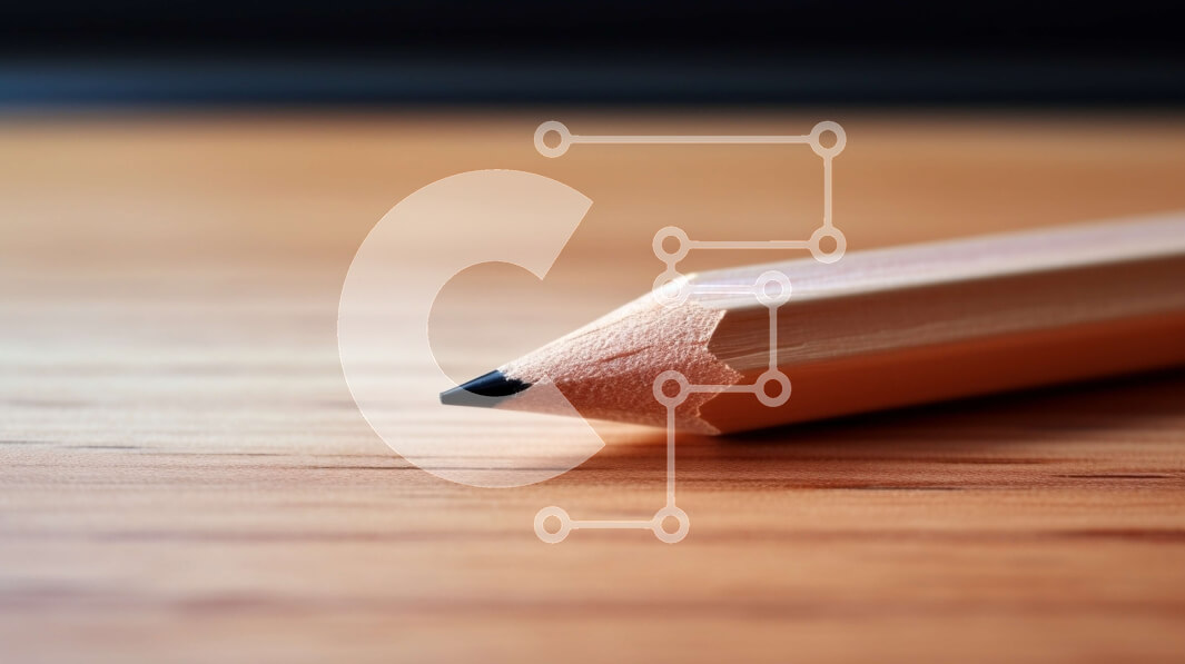 Intra Συλλεκτικό Ξύλινο Παζλ Plywood  4mm - Μονό μολύβι σε ξύλινο τραπέζι για γραφή, σχέδιο ή σκίτσο Σε Ξύλινο Κουτί - Διαστάσεις: 10x10 cm – 25 κομμάτια