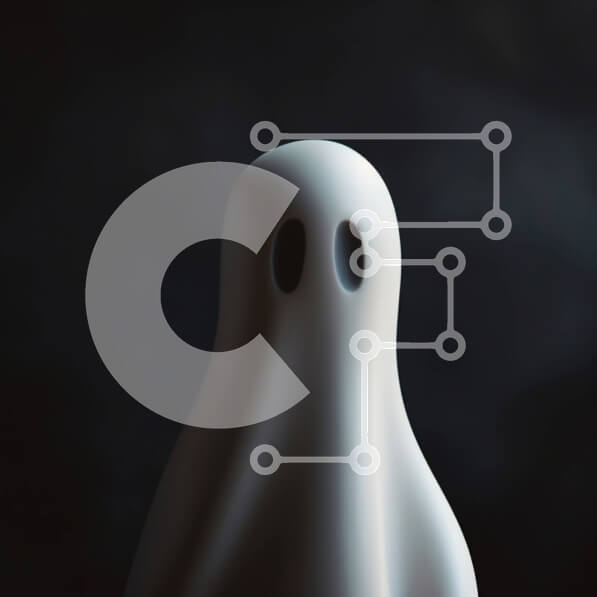 Intra Συλλεκτικό Ξύλινο Παζλ Plywood  4mm - Λευκό φάντασμα στο σκοτάδι Σε Ξύλινο Κουτί - Διαστάσεις Puzzle: 10x10 cm – 25 κομμάτια