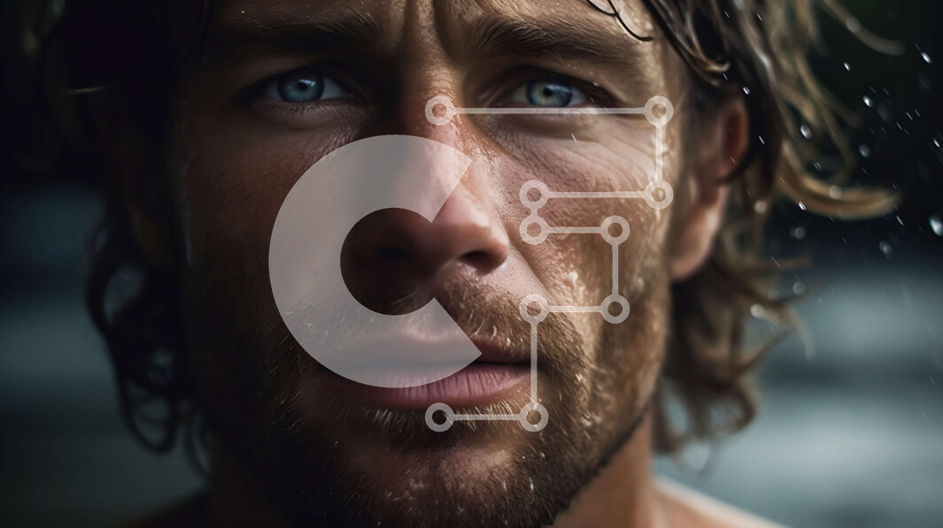 Intra Συλλεκτικό Ξύλινο Παζλ Plywood  4mm - Συναισθηματική εικόνα του ανθρώπου που στέκεται στη βροχή με τα μάτια κλειστά Σε Ξύλινο Κουτί - Διαστάσεις Puzzle: 10x10 cm – 25 κομμάτια