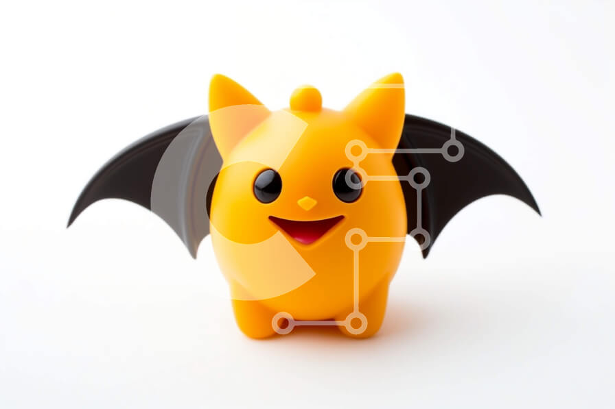 Intra Συλλεκτικό Ξύλινο Παζλ Plywood  4mm - Κίτρινο παιχνίδι ρόπαλο με μαύρα φτερά Σε Ξύλινο Κουτί - Διαστάσεις Puzzle: 10x10 cm – 25 κομμάτια