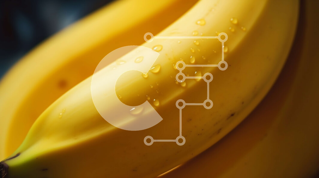 Σετ των 2 Intra Συλλεκτικό Ξύλινο Παζλ Plywood  4mm - Ώριμη μπανανόφλουδα με σταγονίδια νερού Σε Ξύλινο Κουτί - Διαστάσεις: 10x10 cm – 25 κομμάτια