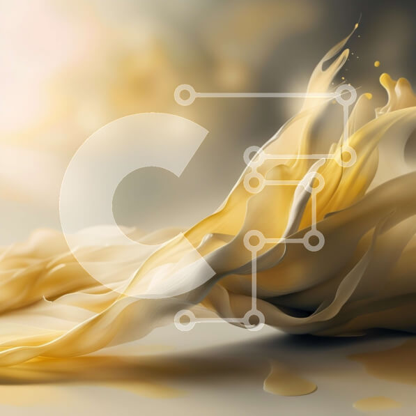 Intra Συλλεκτικό Ξύλινο Παζλ Plywood  4mm - Εκπληκτική κινηματογράφηση σε πρώτο πλάνο κίτρινου υγρού που ρέει σε λευκή επιφάνεια Σε Ξύλινο Κουτί - Διαστάσεις Puzzle: 10x10 cm – 25 κομμάτια