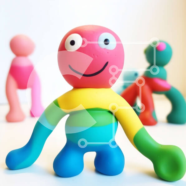 Intra Συλλεκτικό Ξύλινο Παζλ Plywood  4mm - Πολύχρωμα ειδώλια παιχνιδιών Σε Ξύλινο Κουτί - Διαστάσεις: 10x10 cm – 25 κομμάτια