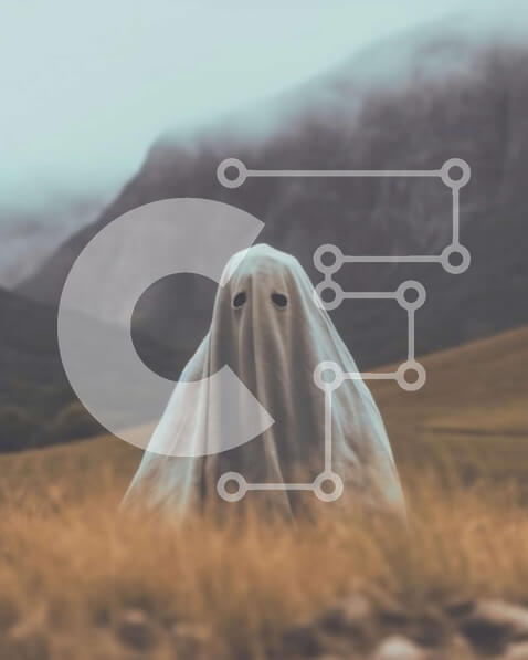 Intra Συλλεκτικό Ξύλινο Παζλ Plywood  4mm - Ghostly Παρουσία σε ένα φυσικό περιβάλλον Σε Ξύλινο Κουτί - Διαστάσεις: 10x10 cm – 25 κομμάτια