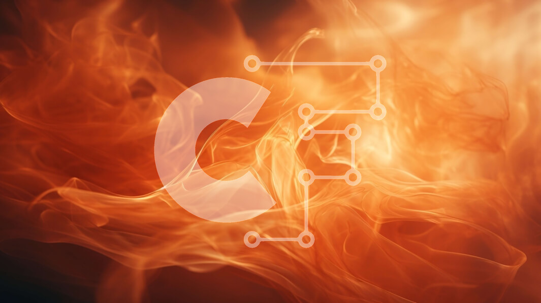 Intra Συλλεκτικό Ξύλινο Παζλ Plywood  4mm - Κοντινή όψη μιας φλόγας που τρεμοπαίζει με πορτοκαλί και κίτρινες αποχρώσεις Σε Ξύλινο Κουτί - Διαστάσεις Puzzle: 10x10 cm – 25 κομμάτια