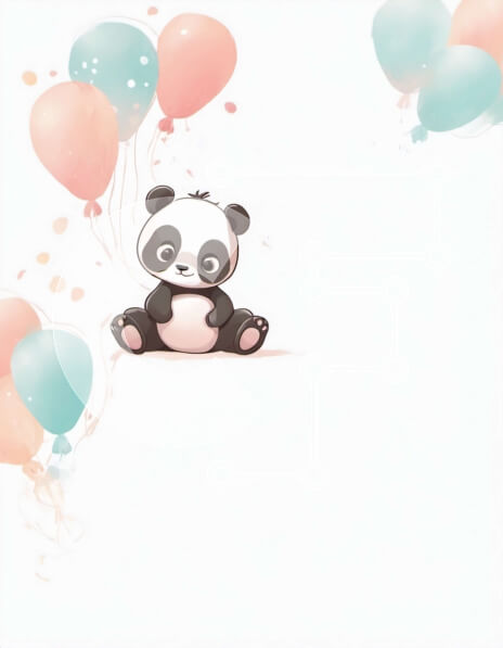 Σετ των 2 Intra Συλλεκτικό Ξύλινο Παζλ Plywood  4mm - Κινούμενα σχέδια Panda Bear με μπαλόνια Σε Ξύλινο Κουτί - Διαστάσεις: 10x10 cm – 25 κομμάτια