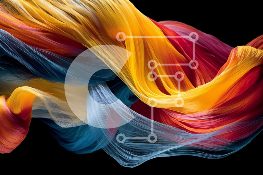 Intra Συλλεκτικό Ξύλινο Παζλ Plywood  4mm - Όμορφη εικόνα μιας πολύχρωμης κορδέλας σε κίνηση Σε Ξύλινο Κουτί - Διαστάσεις Puzzle: 10x10 cm – 25 κομμάτια