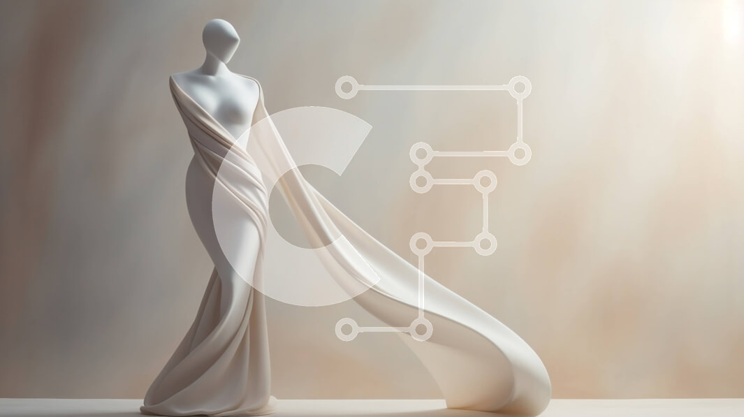 Intra Συλλεκτικό Ξύλινο Παζλ Plywood  4mm - Άγαλμα λευκού μανεκέν σε υπόλευκο φόντο με ντραπέ ύφασμα Σε Ξύλινο Κουτί - Διαστάσεις Puzzle: 10x10 cm – 25 κομμάτια