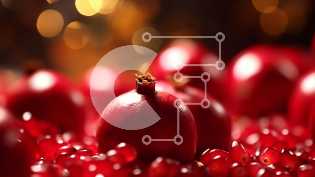 Σετ των 2 Intra Συλλεκτικό Ξύλινο Παζλ Plywood  4mm - Κοντινό πλάνο κόκκινων ροδιών σε σκούρο φόντο με φωτισμό Bokeh Σε Ξύλινο Κουτί - Διαστάσεις: 10x10 cm – 25 κομμάτια