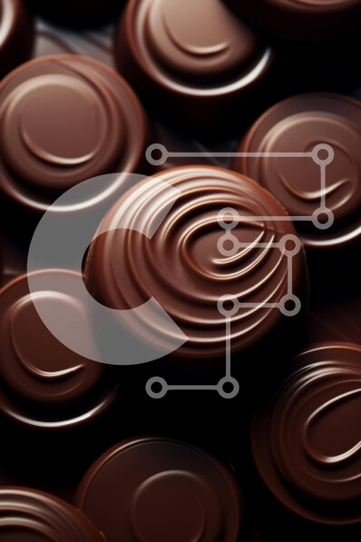 Σετ των 2 Intra Συλλεκτικό Ξύλινο Παζλ Plywood  4mm - Κοντινό πλάνο ανάμικτες καραμέλες σοκολάτας Σε Ξύλινο Κουτί - Διαστάσεις: 10x10 cm – 25 κομμάτια