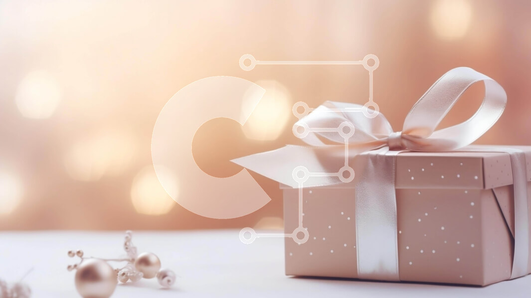 Intra Συλλεκτικό Ξύλινο Παζλ Plywood  4mm - Ροζ κουτί δώρου με λευκή κορδέλα σε κομψό τραπέζι Σε Ξύλινο Κουτί - Διαστάσεις: 10x10 cm – 25 κομμάτια