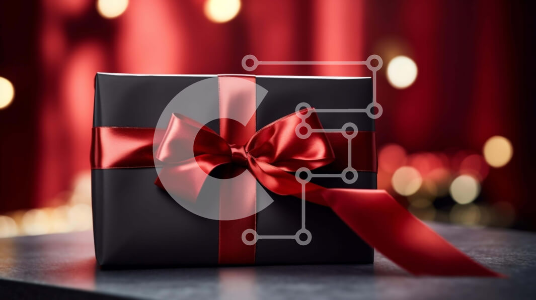 Intra Συλλεκτικό Ξύλινο Παζλ Plywood  4mm - Μαύρο Κουτί δώρου με κόκκινη κορδέλα για ειδικές περιστάσεις Σε Ξύλινο Κουτί - Διαστάσεις: 10x10 cm – 25 κομμάτια