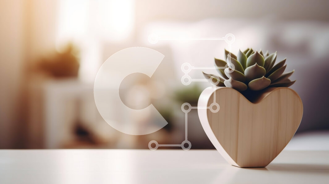 Intra Συλλεκτικό Ξύλινο Παζλ Plywood  4mm - Ξύλινη ζαρντινιέρα σε σχήμα καρδιάς με παχύφυτο Σε Ξύλινο Κουτί - Διαστάσεις Puzzle: 10x10 cm – 25 κομμάτια