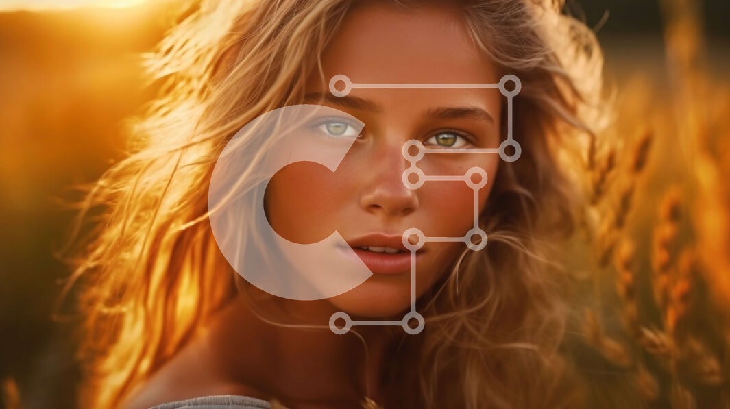 Intra Συλλεκτικό Ξύλινο Παζλ Plywood  4mm - Εκπληκτική εικόνα ξανθιάς γυναίκας σε χωράφι με χρυσό σιτάρι στο ηλιοβασίλεμα Σε Ξύλινο Κουτί - Διαστάσεις Puzzle: 10x10 cm – 25 κομμάτια